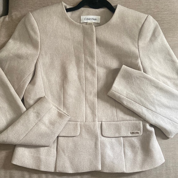 Calvin Klein Blazer (Petite 6) - Picture 1 of 5